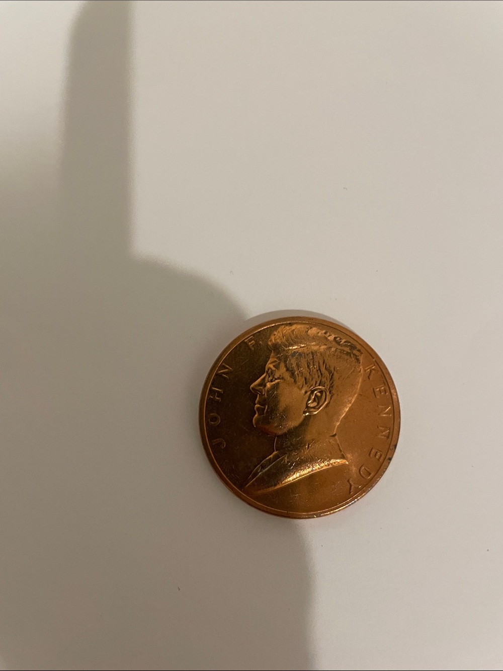 Unbranded Men's Copper-Tone Coin Pendant - Brown